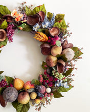 Load image into Gallery viewer, Peaches & Wine Harvest Wreath