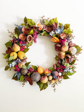 Load image into Gallery viewer, Peaches & Wine Harvest Wreath