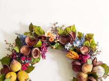Load image into Gallery viewer, Peaches &amp; Wine Harvest Wreath
