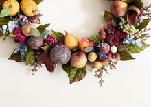 Load image into Gallery viewer, Peaches & Wine Harvest Wreath