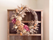 Load image into Gallery viewer, Sugared Fall Harvest Wreath