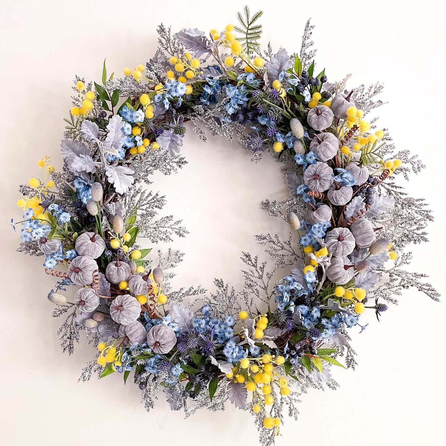 Periwinkle Provence Wreath