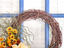 Load image into Gallery viewer, Sunflower Moss Wreath