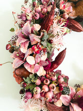 Load image into Gallery viewer, Crimson Flora Wreath