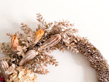 Load image into Gallery viewer, Sugared Fall Harvest Wreath