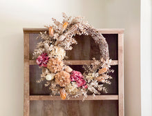 Load image into Gallery viewer, Sugared Fall Harvest Wreath