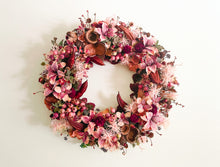 Load image into Gallery viewer, Crimson Flora Wreath