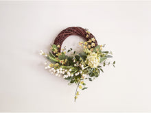 Load image into Gallery viewer, White Tulip & Cymbidium Orchid Wreath