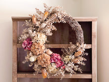 Load image into Gallery viewer, Sugared Fall Harvest Wreath