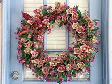 Load image into Gallery viewer, Blush Hellebore Wreath