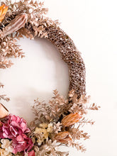Load image into Gallery viewer, Sugared Fall Harvest Wreath