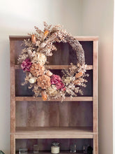 Load image into Gallery viewer, Sugared Fall Harvest Wreath