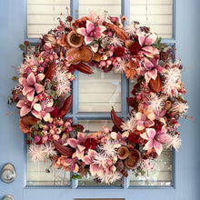 Load image into Gallery viewer, Crimson Flora Wreath