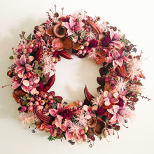 Load image into Gallery viewer, Crimson Flora Wreath