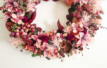 Load image into Gallery viewer, Crimson Flora Wreath