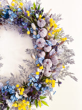 Load image into Gallery viewer, Periwinkle Provence Wreath