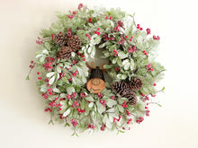 Load image into Gallery viewer, Sugared Reindeer Christmas Wreath