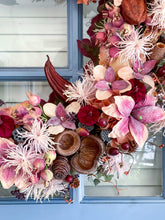 Load image into Gallery viewer, Crimson Flora Wreath