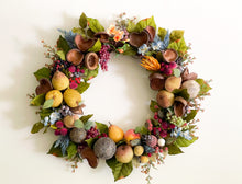 Load image into Gallery viewer, Peaches &amp; Wine Harvest Wreath
