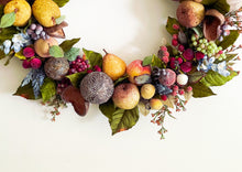 Load image into Gallery viewer, Peaches &amp; Wine Harvest Wreath
