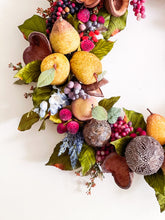 Load image into Gallery viewer, Peaches &amp; Wine Harvest Wreath
