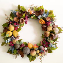 Load image into Gallery viewer, Peaches &amp; Wine Harvest Wreath
