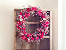 Load image into Gallery viewer, Ruby Hydrangea Wreath
