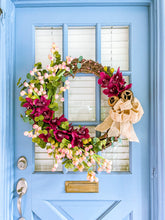 Load image into Gallery viewer, Cymbidium Orchids Cottage Wreath
