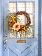 Load image into Gallery viewer, Sunflower Moss Wreath
