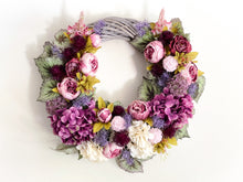 Load image into Gallery viewer, Scarlet Peony Willow Wreath
