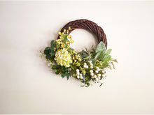 Load image into Gallery viewer, White Tulip &amp; Eucalyptus Wreath
