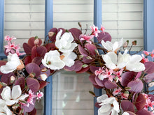 Load image into Gallery viewer, Japanese Magnolia Wreath
