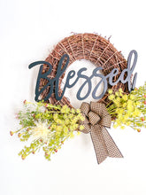 Load image into Gallery viewer, Blessed All Seasons Wreath
