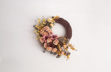 Load image into Gallery viewer, Peachy Rose &amp; Daffodil Willow Wreath
