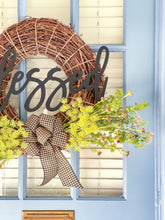 Load image into Gallery viewer, Blessed All Seasons Wreath
