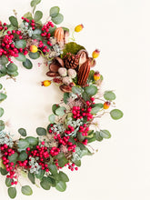 Load image into Gallery viewer, Bright &amp; Berry Eucalyptus Wreath
