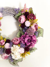 Load image into Gallery viewer, Scarlet Peony Willow Wreath
