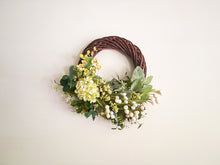 Load image into Gallery viewer, White Tulip &amp; Eucalyptus Wreath
