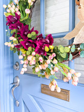 Load image into Gallery viewer, Cymbidium Orchids Cottage Wreath
