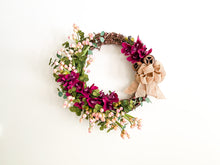 Load image into Gallery viewer, Cymbidium Orchids Cottage Wreath
