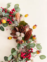 Load image into Gallery viewer, Bright &amp; Berry Eucalyptus Wreath
