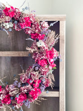 Load image into Gallery viewer, Ruby Hydrangea Wreath
